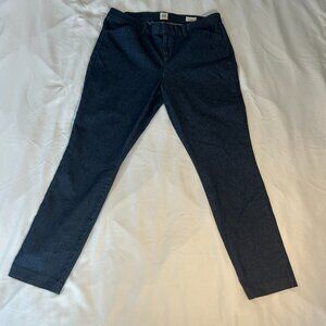 Gap Signature Skinny Ankle Pants Dark Indigo Size 8